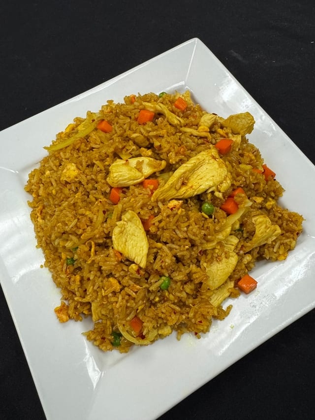 Curry fried rice.