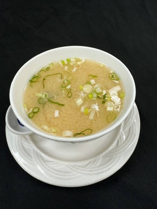 Miso soup.