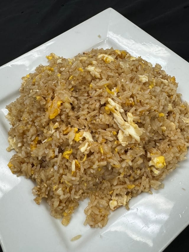 Egg fried rice.