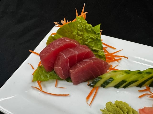 Tuna Maguro Sashimi.