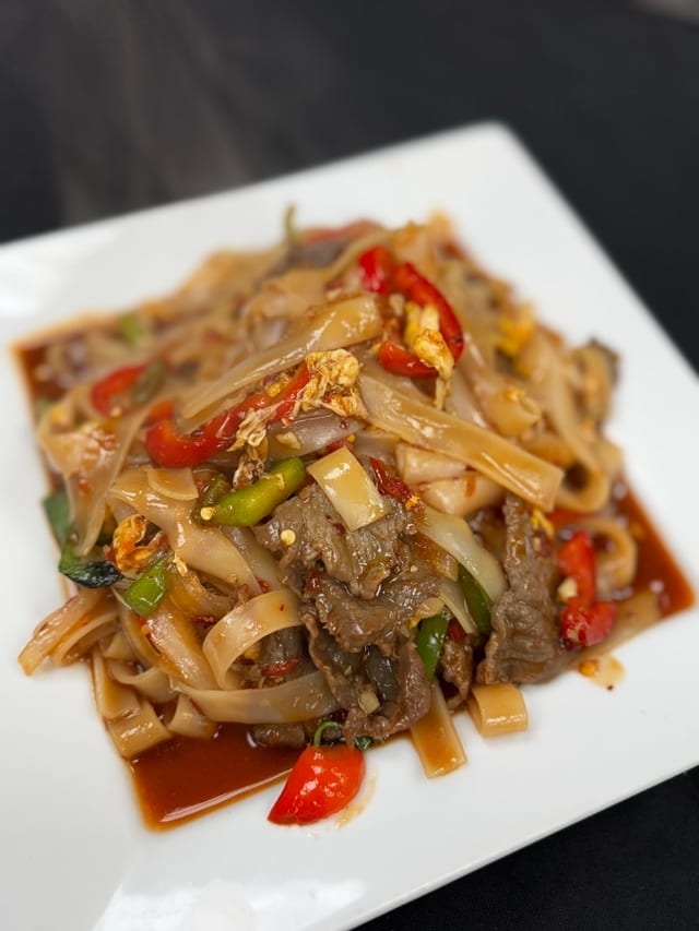 Drunken noodles.
