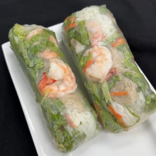 2 Spring Rolls (BBQ Pork & Shrimp) (GF)